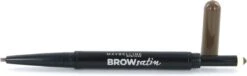 Maybelline Brow Satin Duo - 02 Medium Brown - Bruin - Wenkbrauwpotlood En Poeder -Maybelline Winkel 1200x368