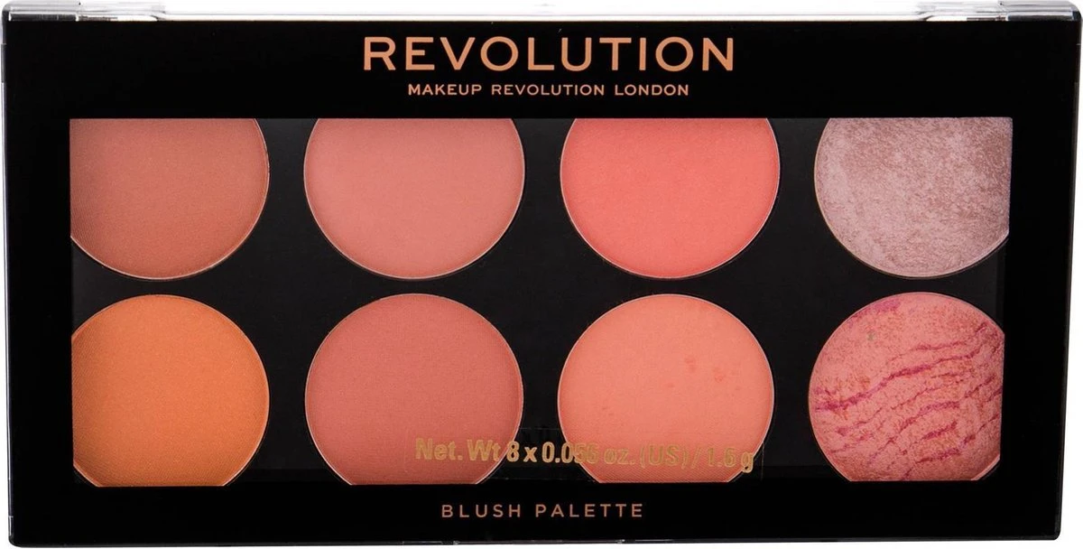 Makeup Revolution - Ultra Blush & Contour Palette - Hot Spice 4 Makeup Revolution - Ultra Blush & Contour Palette - Hot Spice - Afbeelding 2