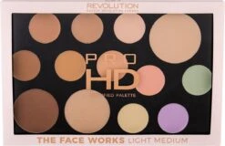Makeup Revolution HD Pro Palette The Works - Light/Medium -Maybelline Winkel 1200x778