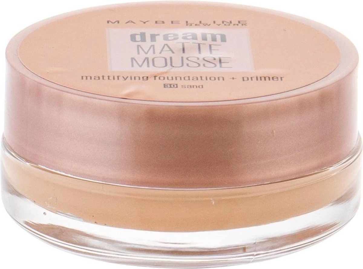 Maybelline Dream Matte Mousse Foundation - 030 Sand 3 Maybelline Dream Matte Mousse Foundation - 030 Sand