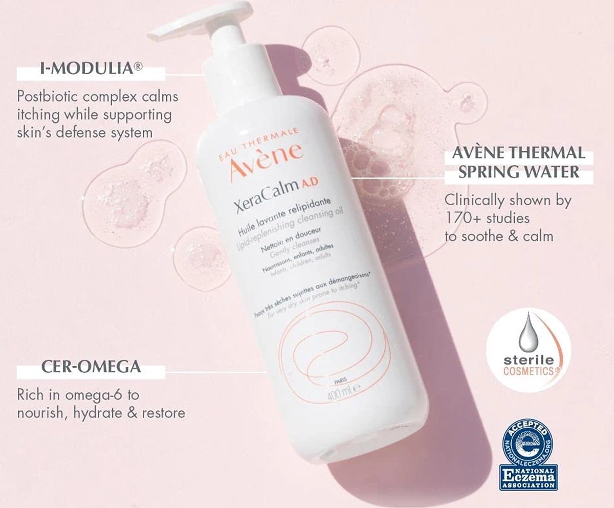 Avène Xeracalm AD Relipiderende Reinigende Olie 5 Avène Xeracalm AD Relipiderende Reinigende Olie - Afbeelding 3
