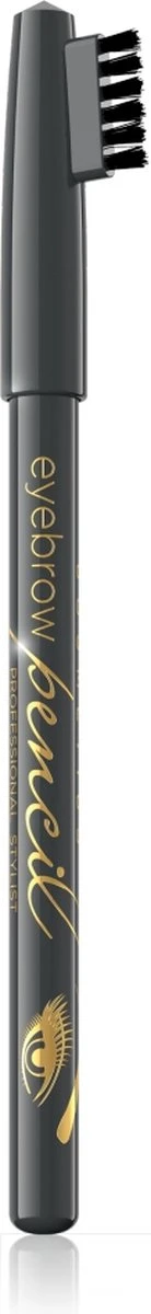 Eveline Cosmetics Eyebrow Pencil Grey With Brush 3 Eveline Cosmetics Eyebrow Pencil Grey With Brush