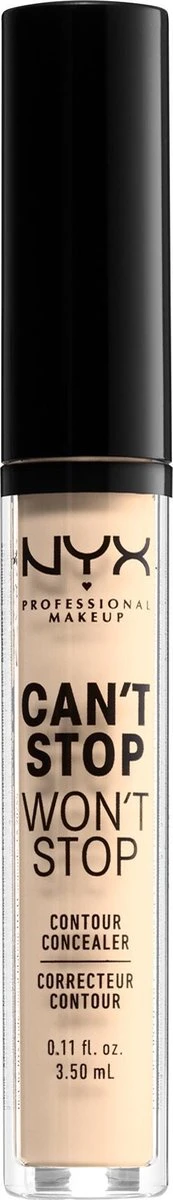 NYX Professional Makeup Can't Stop Won't Stop Contour Concealer - Pale CSWSC1 - 3,5 Ml 3 NYX Professional Makeup Can't Stop Won't Stop Contour Concealer - Pale CSWSC1 - 3,5 Ml