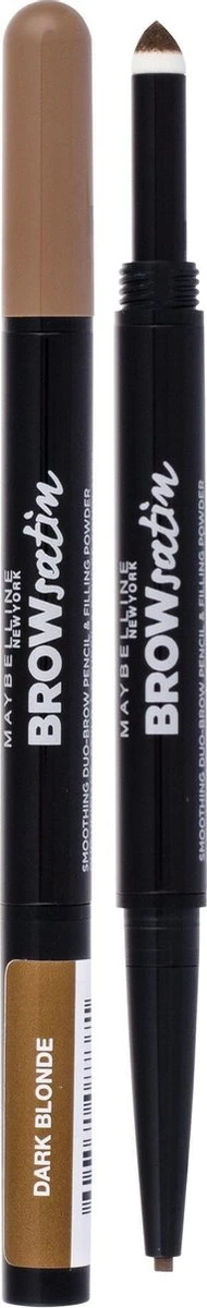 Maybelline Brow Satin Duo - 01 Dark Blond - Blond - Wenkbrauwpotlood En Poeder 10 Maybelline Brow Satin Duo - 01 Dark Blond - Blond - Wenkbrauwpotlood En Poeder - Afbeelding 8