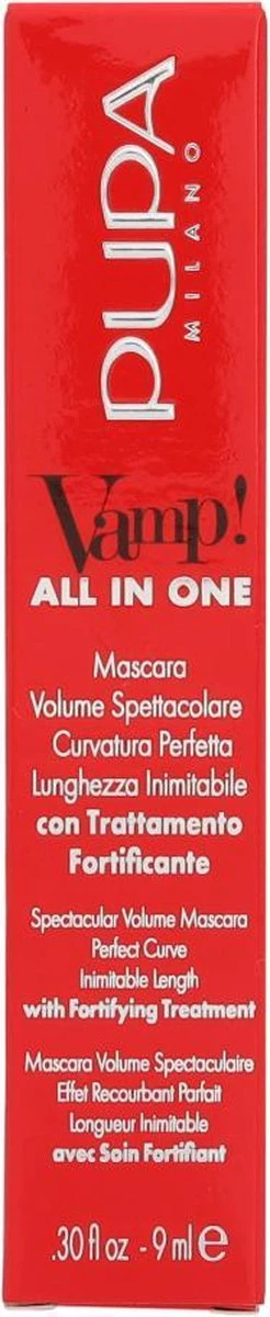 Pupa Milano Vamp! All In One Mascara - 101 Extra Black 17 Pupa Milano Vamp! All In One Mascara - 101 Extra Black - Afbeelding 15