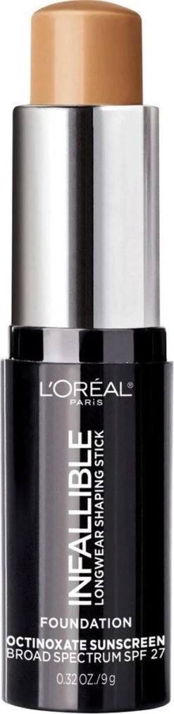 L'Oreal Paris - Infallible - Longwear Shaping Stick - Foundation - 409 Honey - SPF 27 - Caramel - 9 G -Maybelline Winkel 293x1200