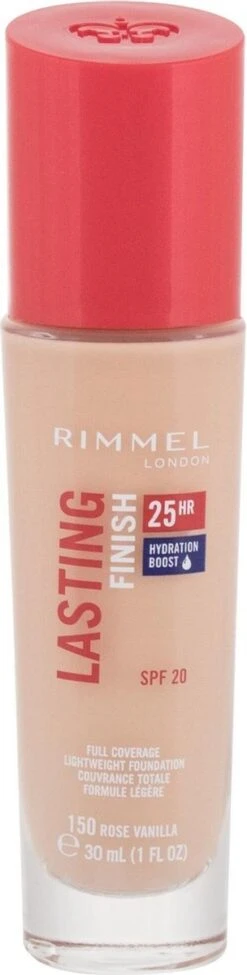 Rimmel London Lasting Finish Foundation - 150 Rose Vanilla -Maybelline Winkel 304x1200