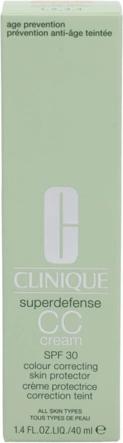 Clinique Superdefense CC Cream SPF30 - 04 Medium - CC Cream - 40 Ml 16 Clinique Superdefense CC Cream SPF30 - 04 Medium - CC Cream - 40 Ml -Maybelline Winkel 334x1200 1