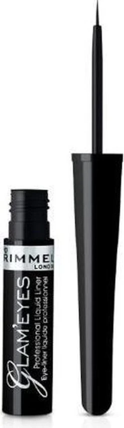 Rimmel London Glam'Eyes Professional Liquid Eyeliner - 001 Black Glamour -Maybelline Winkel 348x1200