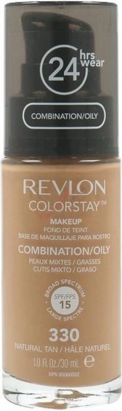 Revlon Colorstay Foundation With Pump - 330 Natural Tan (Oily Skin) -Maybelline Winkel 357x1200 1