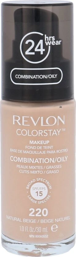 Revlon Colorstay Foundation With Pump - 220 Natural Beige (Oily Skin) -Maybelline Winkel 358x1200 5