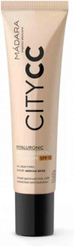 MÁDARA Anti-Pollution CC Cream SPF15 Medium Beige 40ml - Hyaluronzuur -UVA/UVB -Maybelline Winkel 361x1200 5