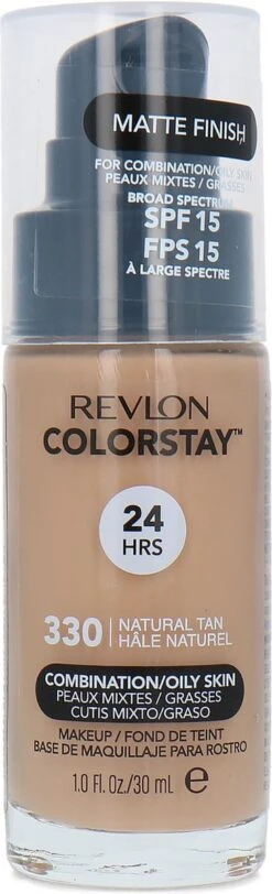 Revlon Colorstay Foundation With Pump - 330 Natural Tan (Oily Skin) -Maybelline Winkel 365x1200 3