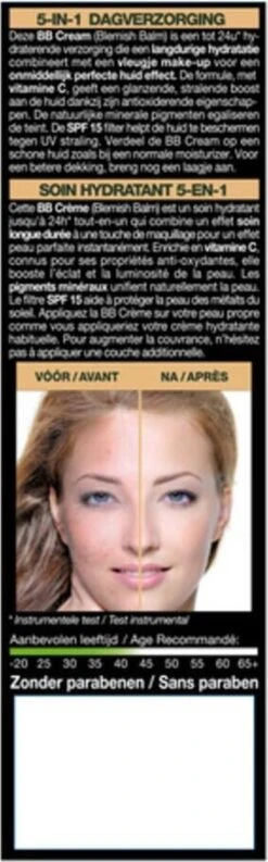 Garnier Face SkinActive - BB Cream Classic Light 5-in-1 Dagverzorging - 2x 50 Ml -Maybelline Winkel 374x1200 3