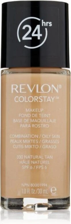 Revlon Colorstay Foundation With Pump - 330 Natural Tan (Oily Skin) -Maybelline Winkel 384x1200 2