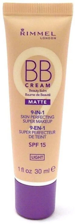 Rimmel London BB Cream 9-in-1 Matte Skin Perfecting Super Makeup - Light - BB Cream -Maybelline Winkel 406x1200 2