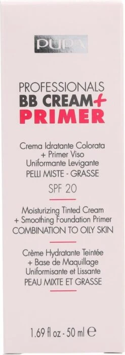 Pupa Milano BB Cream + Primer For Combination To Oily Skin - 001 Nude -Maybelline Winkel 425x1200 1