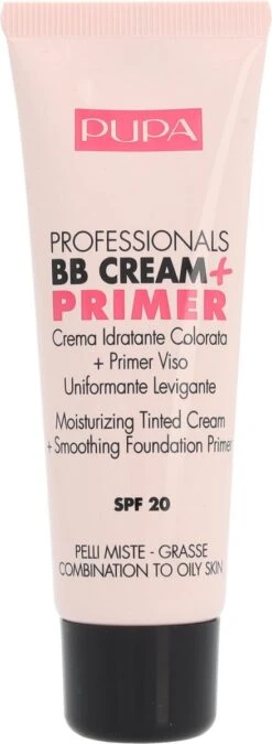 Pupa Milano BB Cream + Primer For Combination To Oily Skin - 001 Nude -Maybelline Winkel 439x1200 5