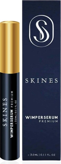 Skines® Wimperserum Premium – Eyelash Serum - Wenkbrauw Serum - Wimper Groei - 3ML