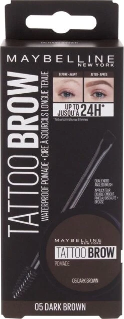Maybelline Tattoo Brow Lasting Color Pomade - 05 Dark Brown -Maybelline Winkel 468x1200 9