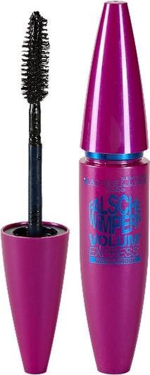 Maybelline Volum'Express The Falsies Waterproof Mascara - Black 4 Maybelline Volum'Express The Falsies Waterproof Mascara - Black - Afbeelding 2