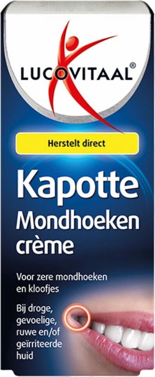 Lucovitaal - Kapotte Mondhoeken Crème - Lippenbalsem 3 Lucovitaal - Kapotte Mondhoeken Crème - Lippenbalsem