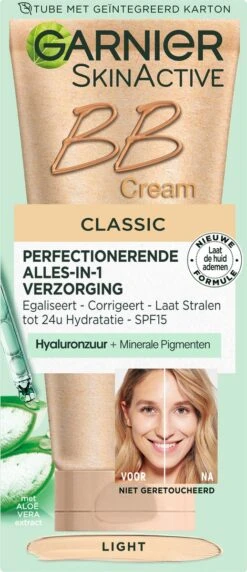 Garnier SkinActive - BB Cream Classic Light 5-in-1 Dagverzorging - 50ml - Getinte Dagcrème -Maybelline Winkel 518x1200