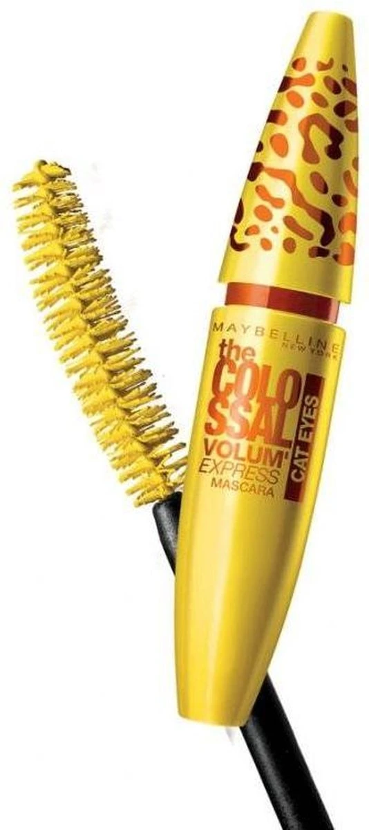 Maybelline Volum'Express The Colossal Cat Eyes Mascara - Wild Black 4 Maybelline Volum'Express The Colossal Cat Eyes Mascara - Wild Black - Afbeelding 2