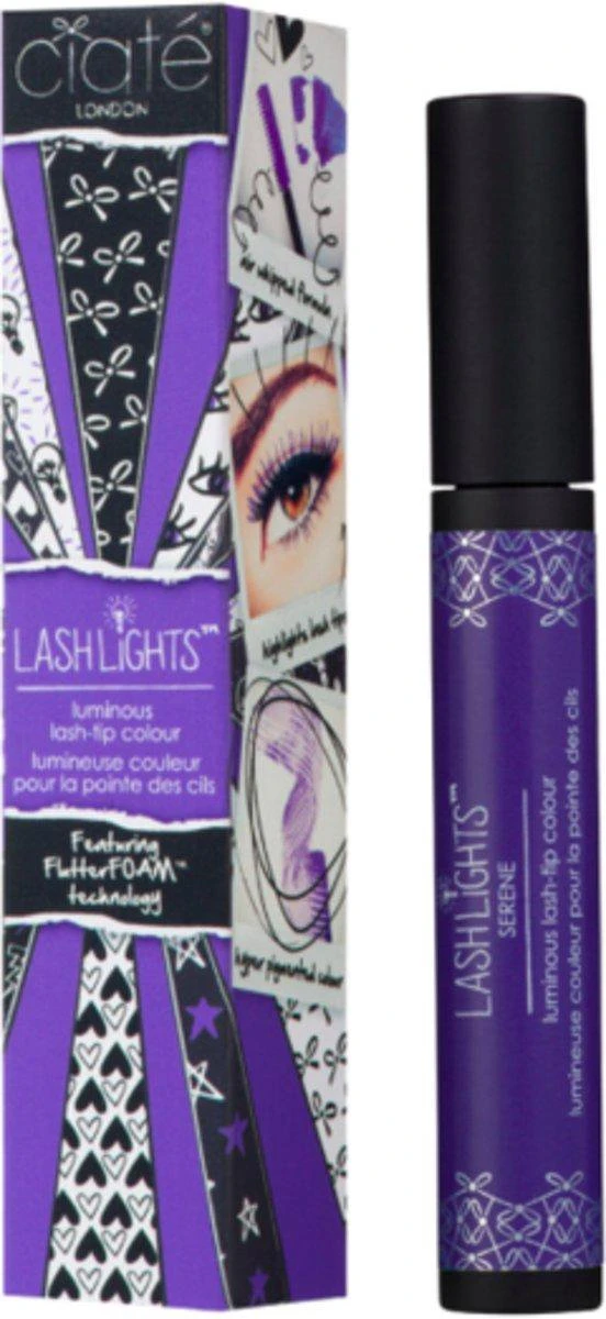 Ciaté Lashlights Serene Purple Mascara 6.5ml 4 Ciaté Lashlights Serene Purple Mascara 6.5ml - Afbeelding 2