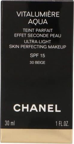 Chanel Vitalumiere Aqua Foundation - 30 Beige - SPF15 - 30 Ml 17 Chanel Vitalumiere Aqua Foundation - 30 Beige - SPF15 - 30 Ml -Maybelline Winkel 622x1200