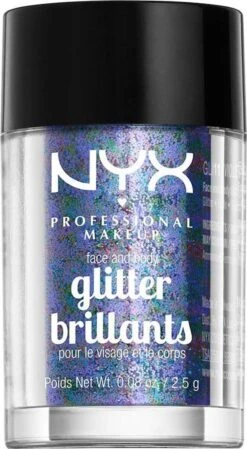 NYX PROFESSIONAL MAKEUP FACE & BODY GLITTER - VIOLET