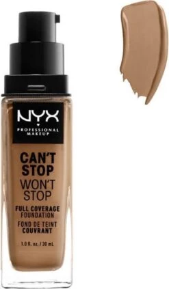 NYX Professional Makeup - Can't Stop Won't Stop Foundation - Caramel -Maybelline Winkel 701x1200
