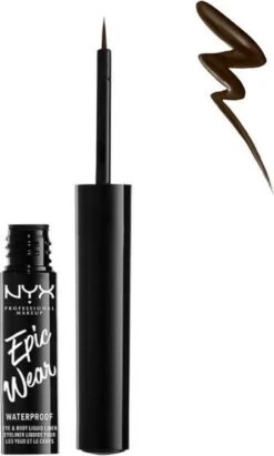 NYX Professional Makeup Epic Wear Liquid EyeLiner - Brown EWSPLL02 - 3,5 Ml -Maybelline Winkel 721x1200 1