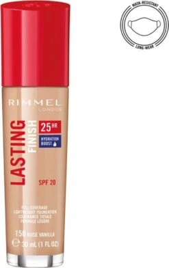 Rimmel London Lasting Finish Foundation - 150 Rose Vanilla -Maybelline Winkel 757x1200