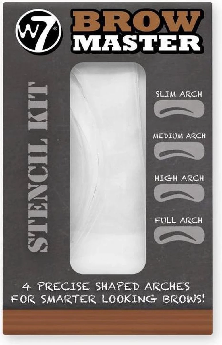 W7 Brow Master Stencil Kit - Wenkbrauw Stencils 3 W7 Brow Master Stencil Kit - Wenkbrauw Stencils
