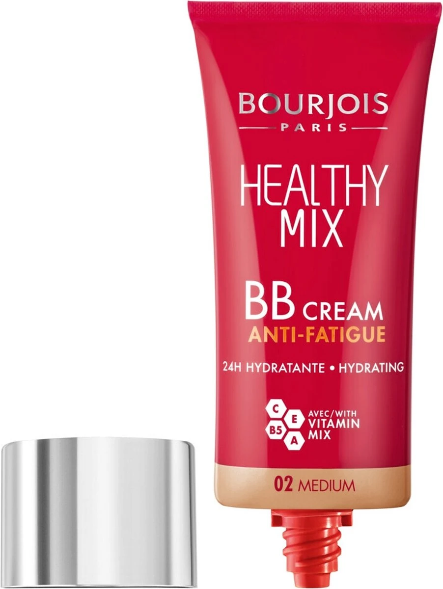 Bourjois Healthy Mix BB Cream Anti Fatigue - 02 Medium Beige 4 Bourjois Healthy Mix BB Cream Anti Fatigue - 02 Medium Beige - Afbeelding 2