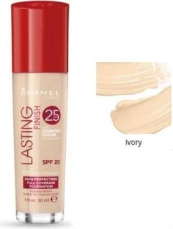 Rimmel London Lasting Finish Foundation - 100 Ivory -Maybelline Winkel 909x1200